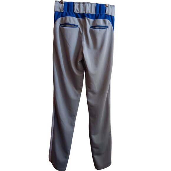 32x34 Vintage 1980's Mens Baseball Pants With Blue Stripes & Button Closure - Picture 1 of 5